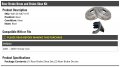 Rear Brake Drum And Shoe Kit Compatible With 2001-2005 Honda Civic