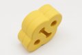 Autobahn88 Universal Exhaust Muffler Hanger Bushing 2 Hole 10mm 0 4 Size Compatible With Honda Mazda Subaru Yellow
