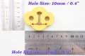 Autobahn88 Universal Exhaust Muffler Hanger Bushing 2 Hole 10mm 0 4 Size Compatible With Honda Mazda Subaru Yellow