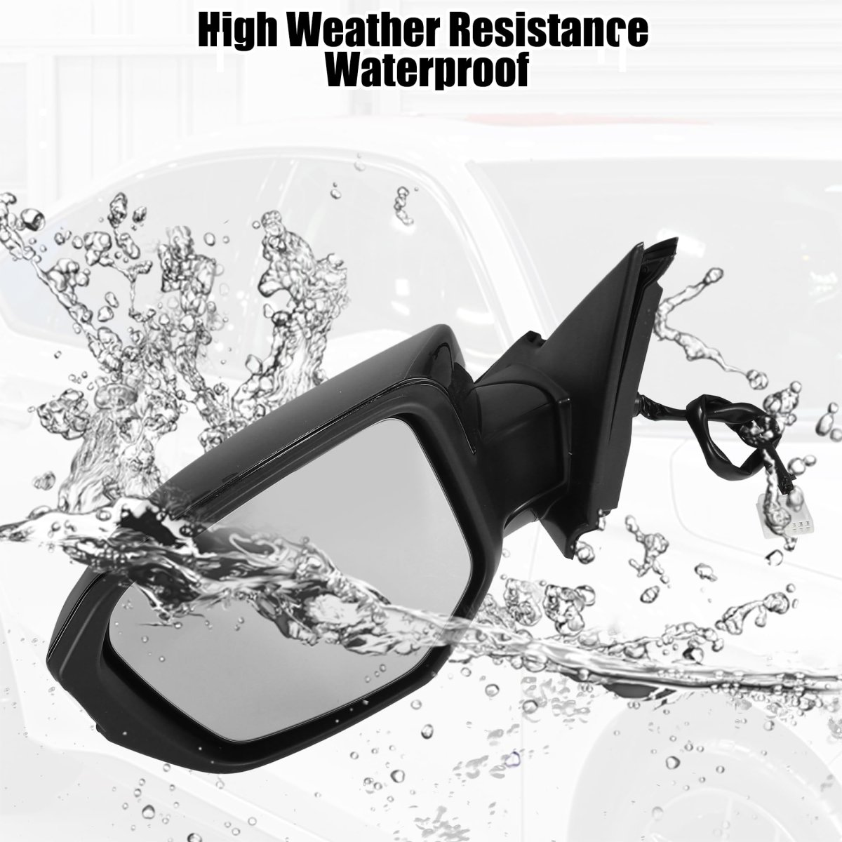 Left Driver Side Door Mirror Assembly For Honda Civic 2016 2021 Us Built Models Power Glass Heated Manual Folding 5 Pins Black