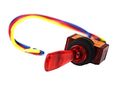 Audiopipe Isecit1220red Nippon Illuminated Toggle Switch With 6 Lead Wire Red 