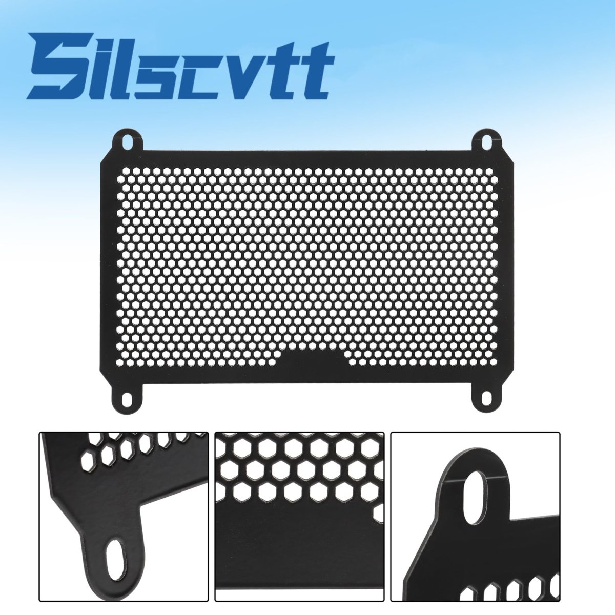 Radiator Grille Guard Cover Replacement For Kawasaki Z400 2019 2020 2021 2022 2023 And 400 2018 Machined Finish Protective