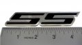 Ss Super Sport Black Highly Polished Aluminum Silver Chrome Car Truck Engine Swap Badge Emblem For General Motors 454 S10 Cameo