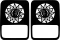 Jeeptails Inverted Sunflower Tail Lamp Light Covers Non-led For Jeep Gladiator 
