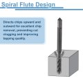 Spiral Flute Thread Taps 12-24 Unc 2b Machine Threading Tap Bit Nitrided Coated Screw Tapping Repair Tool M2 High-speed Steel