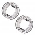Front Brake Shoes 2 Pair Semi Metallic Asbestos Free For Yamaha Blaster 200 Yfs200 1988 To 2002 And Polaris Cyclone 250x 1987 