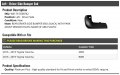 Rear Left Driver Side Bumper End Black With Park Assist Sensor Holes Compatible 2016-2019 Toyota Tacoma 4wd Rwd