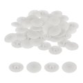 160pcs Screw Cap Covers 17mm Waterproof Plastic Decorative Caps For Phillips Cam Lock Nuts Self-tapping Screws Light Gray 