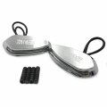 Httmt Led Signal Chrome Mirror Block Off Base Plate Compatible With 2000-2008 Yamah R1 Yzf-r1 Yzfr1