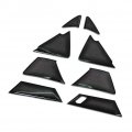 Beautost Fit For Mazda Cx-30 Cx30 2020 2021 2022 2023 2024 Door Speaker Sound Panel Cover Trims Black 