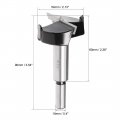 Uxcell Forstner Drill Bits 54mm Tungsten Carbide Wood Hole Saw Auger Opener Woodworking Hinge Drilling Boring Bit Cutter Black