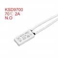 Uxcell Normally Open Temperature Switch 70a N O 2a Thermal Thermostat Control 2pcs