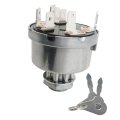 Ignition Key Switch 4 Position Off On Heat Start With Keys For Ford Tractor 7600 7610 7700 7710 7810 7910 8000 8210 8530 8600