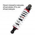 Qiilu Rear Shock Absorber 320mm 12 6in Motorcycle Shocks Absorbers Adjustable Round Head For Off-road Vehicles Atvs