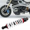 Qiilu Rear Shock Absorber 320mm 12 6in Motorcycle Shocks Absorbers Adjustable Round Head For Off-road Vehicles Atvs