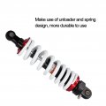 Qiilu Rear Shock Absorber 320mm 12 6in Motorcycle Shocks Absorbers Adjustable Round Head For Off-road Vehicles Atvs