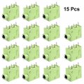 Uxcell 15pcs Pcb Mount 3 5mm 5 Pin Socket Headphone Stereo Jack Audio Video Connector Green Pj325