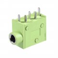 Uxcell 15pcs Pcb Mount 3 5mm 5 Pin Socket Headphone Stereo Jack Audio Video Connector Green Pj325