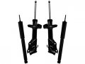 Front And Rear Suspension Strut Shock Absorber Assembly Kit 4 Piece Set For 2006-2011 Honda Civic Sedan Excluding Si Models 