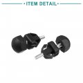 Acropix Hood Bumper Stop F81z-16758-ab Fit For Ford E-150 2008-2009 Pack Of 2 Black