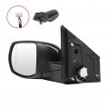 Ocpty Black Driver Side View Mirror Smooth With Power Adjustment Heated Manual Folding W Cover Compatible For 2012-2015 Honda