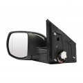 Ocpty Black Driver Side View Mirror Smooth With Power Adjustment Heated Manual Folding W Cover Compatible For 2012-2015 Honda