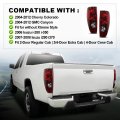 Tail Lights For Chevy Colorado 2004 2012 And Gmc Canyon Rear Brake Lamp Assembly Driver Passenger Side Red Lens 19417444