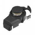 1 Set Aluminum Alloy Pull Recoil Start With Screws For 47cc 49cc Mini Pocket Dirt Bike Minimoto Atv Quad Scooter Black 