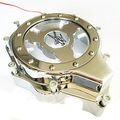 Smt Moto- Glass See Through Chrome Engine Stator Cover For Suzuki Gsx1300r Hayabusa 1999-2013 Chromed White Led Motorcycle