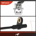 A-premium Abs Wheel Speed Sensor Compatible With Nissan Models Sentra 2007-2012 Front Rear Driver And Passenger Side 4-pc Set