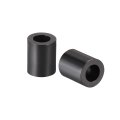 Nylon Round Spacer Washer 4 2mm Id 7mm Od 9mm Height For M4 Screws Black 100pcs 