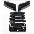 Erush Black Combo Mirror Handle Tailgate For Chevrolet Silverado Gmc Siera 1500 2500 3500 With Backup Camera Hole 