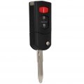 Ocpty 2 Pcs Flip Key Entry Remote Control Uncut Fob Shell Case Replacement For Mazda 3 5 Cx-7 Cx-9 Bgbx1t478ske125-01