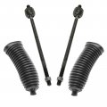 Trq Inner Tie Rods Bellows Kit For 2005-2010 Ford Mustang 