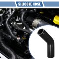 1 Pcs 32mm 26 Id 90mm 3 54 Length 45 Degrees Black Car Silicone Hose Coolant Universal