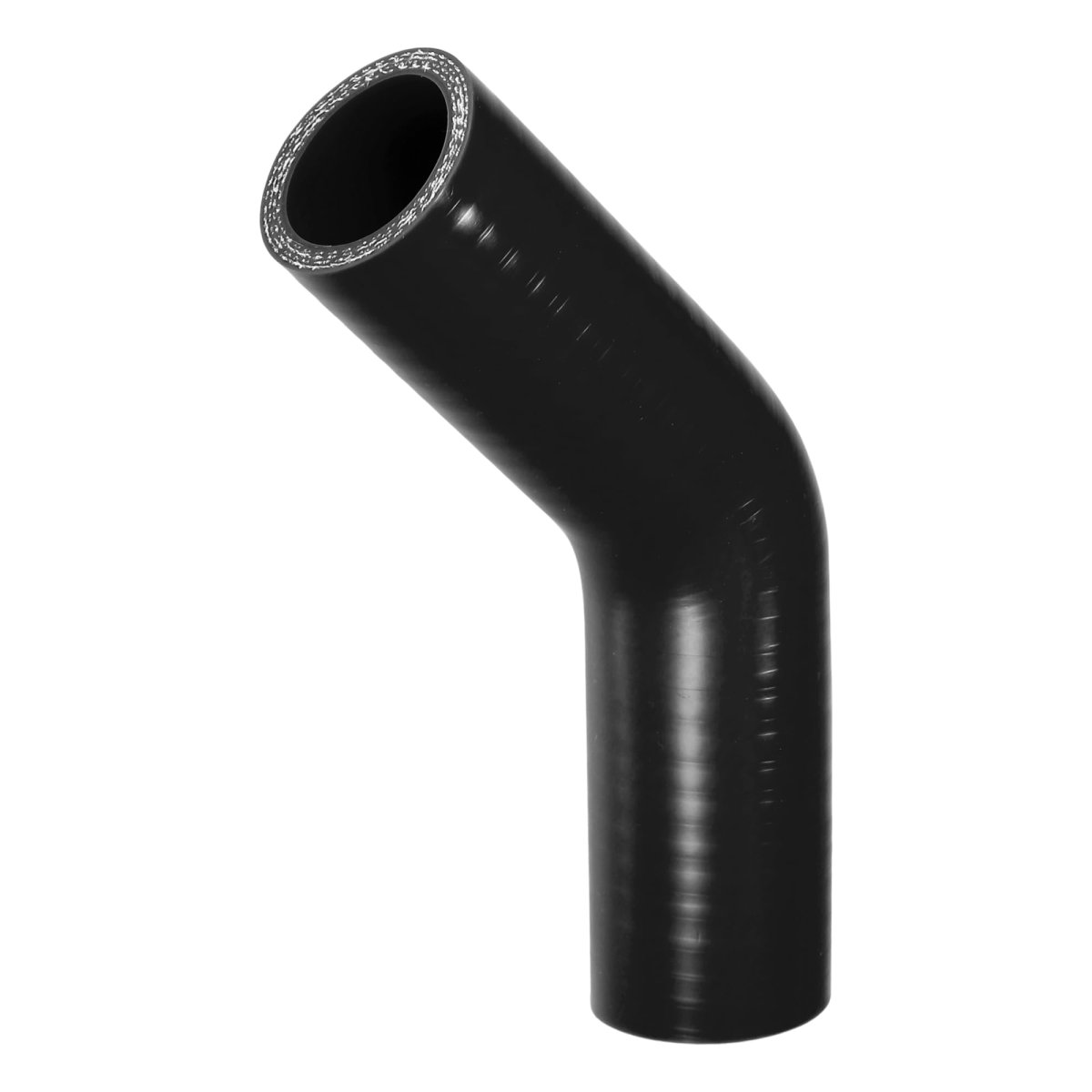 1 Pcs 32mm 26 Id 90mm 3 54 Length 45 Degrees Black Car Silicone Hose Coolant Universal