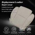 Driver Side Bottom Replacement Leather Seat Cover Tan For Toyota Tundra Sequoia Platinum Crew Cab Pickup 4 Door 2007 2008 2009