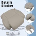 Driver Side Bottom Replacement Leather Seat Cover Tan For Toyota Tundra Sequoia Platinum Crew Cab Pickup 4 Door 2007 2008 2009