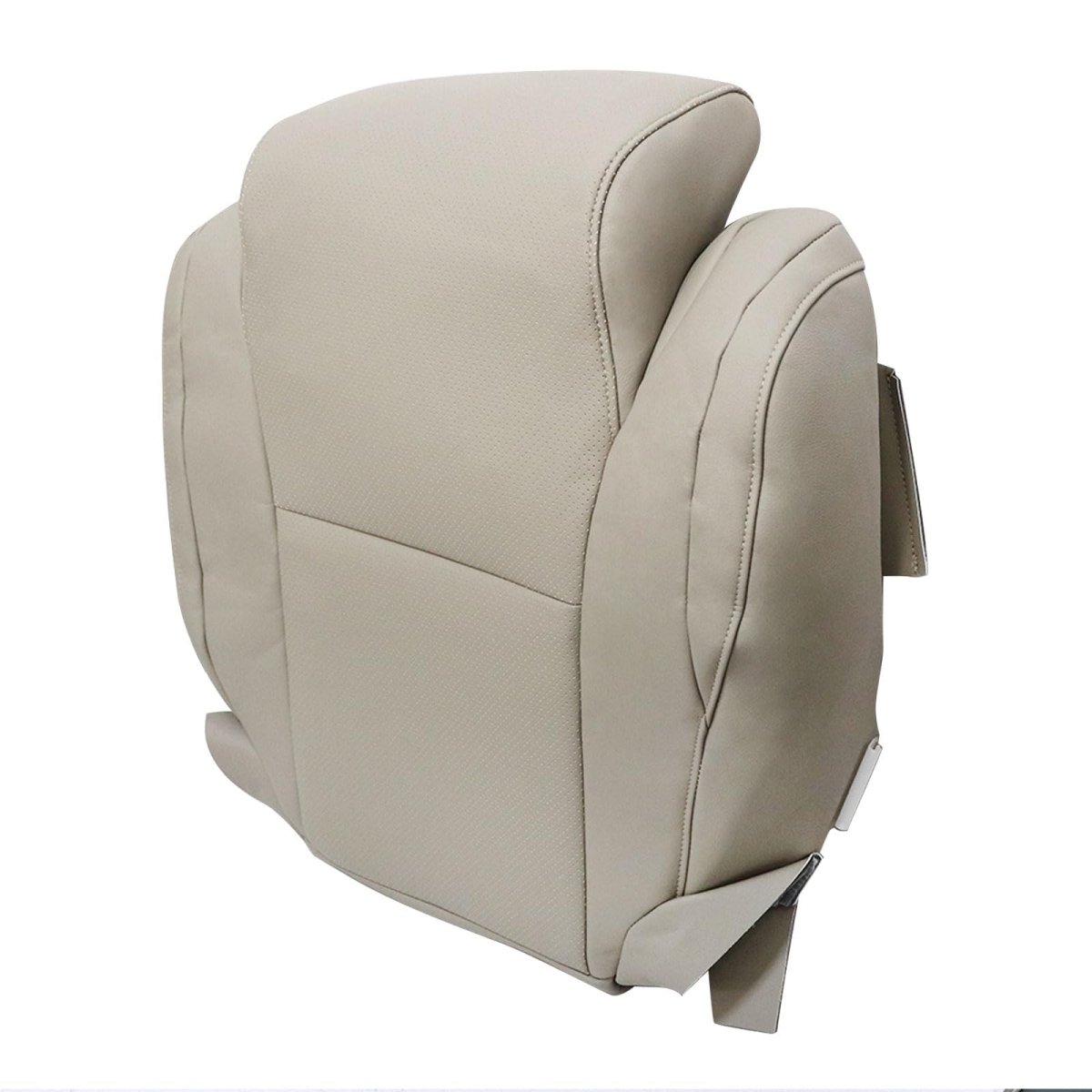 Driver Side Bottom Replacement Leather Seat Cover Tan For Toyota Tundra Sequoia Platinum Crew Cab Pickup 4 Door 2007 2008 2009