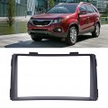 Double Din Installation Kit 2 Stereo Radio Fascia Dvd Audio Navigation Panel Frame Fit For Kia Sorento 2010-2012