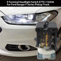 9-terminal Headlight Switch E7tz-11654a For 1987-94 Ford Ranger