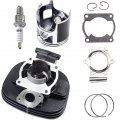 Ocpty Fit For 1988-2006 Yamaha Blaster 200 Yfs200 Cylinder Piston Gasket Top End Kit With Spark Plug