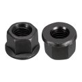 M14 Flange Hex Nuts 2pcs Grade 10 9 Carbon Steel Black Oxide Finished For Machinery 