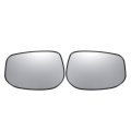 Pair Car Rearview Left Right Side Mirror Glass Replacement W Backing Plate Non-heated White For Honda Jazz Fit 2009-2013 