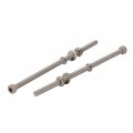Uxcella 10pcs M4x90mm 304 Stainless Steel Knurled Hex Socket Head Bolts Nuts Set W Washers