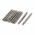 Uxcell 65mm Long Dual Head Magnetic Slotted Phillips Screwdriver Bits 10pcs