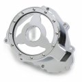 Httmt- Chrome Cnc See Through Clear Left Engine Stator Cover Compatible With Hond Cbr600 F4 F4i All Year 86-12 P N Mt053a-bk