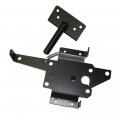 Zekoo Self-locking Gate Latch Heavy Duty Post Mount Automatic Gravity Lever For Wood Pvc Fence Lock Stainless Steel 304 Garden 