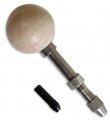 Jewel Tool 3 5 Pin Vise Set 2 Pack Teak Wood Handle Ideal For Tapping Reaming Setting Ball Head Design Easy Grip 