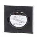 New Lon0167 Way 1 Gang Glass Panel Wall Light Smart Touch Switch Remote Controller White 1-fach-1-gang-glasscheibe